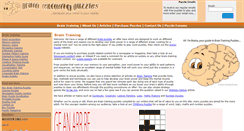 Desktop Screenshot of braintrainingpuzzle.co.uk