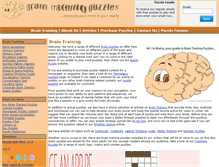 Tablet Screenshot of braintrainingpuzzle.co.uk